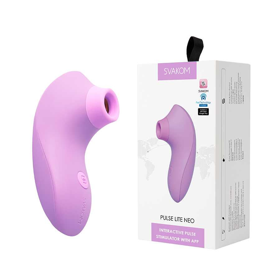 Svakom Estimulador Ergonómico de Silicona Lavanda con Control por App by SVAKOM
